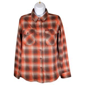 Dixxon Shirt S Womens Multicolor Blood Brothers Montana Knife Company Flannel